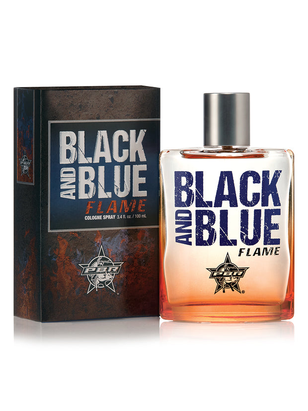 Men's - PBR Black & Blue Flame