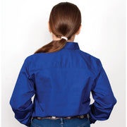 Just Country Girl's Workshirt Kenzie 1/2 Button - Cobalt 60606CBT  back