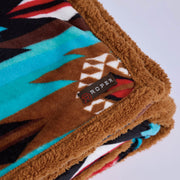 Roper Blue Aztec Throw