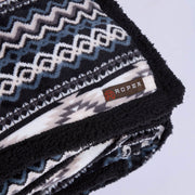 Roper Black Aztec Throw