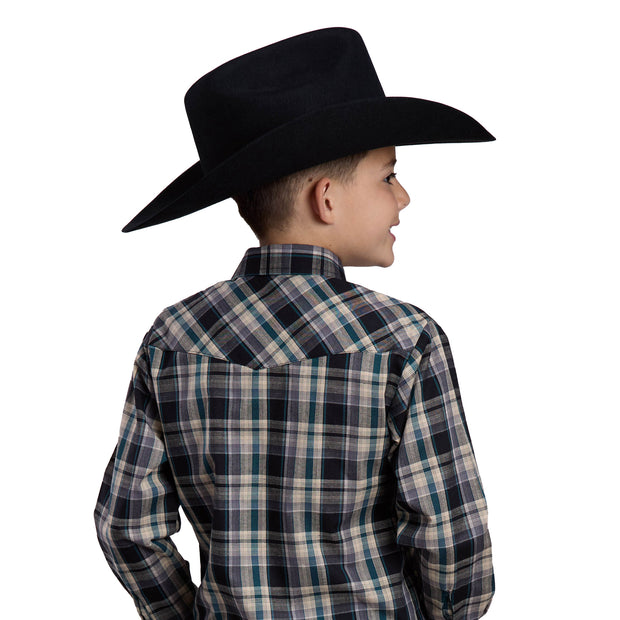 Boy's Karman Classic 55/45 Collection Plaid Shirt