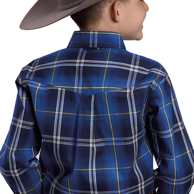 Boy's Amarillo Collection Plaid Shirt