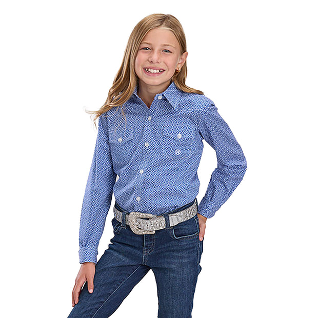 Girl's Amarillo Collection Print Long Sleeve Shirt