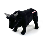 Plush - 14" PBR Black Bull