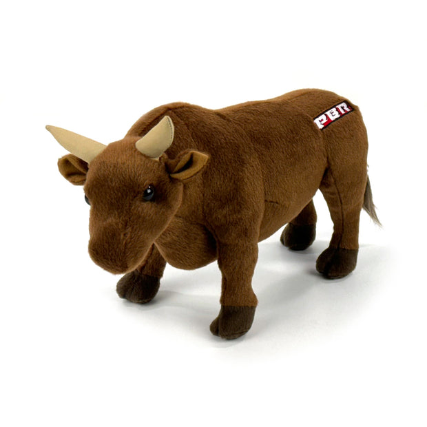Plush - 14" PBR Brown Bull