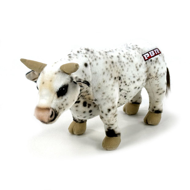 Plush - 14" PBR Speckled Bull