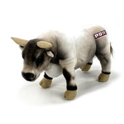 Plush - 14" PBR Grey Bull