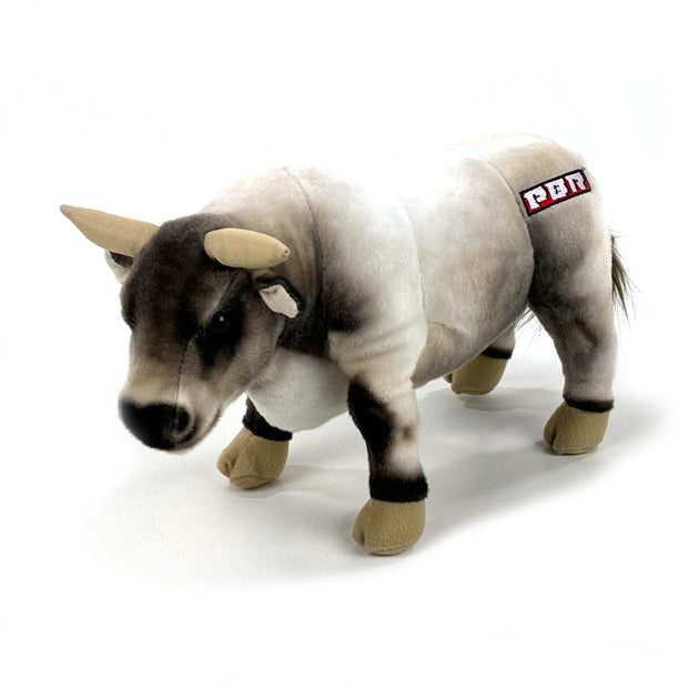 Plush - 14" PBR Grey Bull