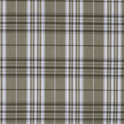 Plaid pattern fabric with green, brown, and white colors