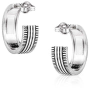 Turquoise Sky Hoop Earrings