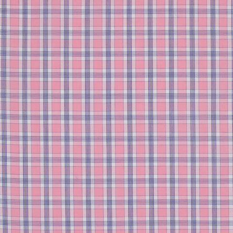 Pink and blue plaid pattern