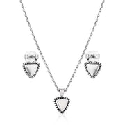 Braided Journey Turquoise Jewellery Set