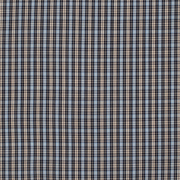 Plaid pattern with blue and beige colors