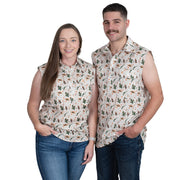 Men's - Logan - 1/2 Button - Sleeveless