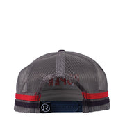 Gray and black cap with red and black 'Roper' branding on a white background
