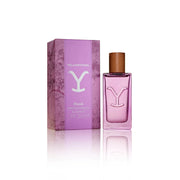 Yellowstone Dusk perfume bottle and packaging on a white background