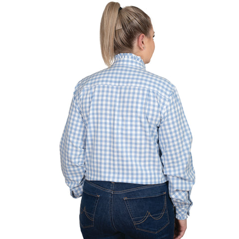 Women's Abbey Frills Full Button Check Workshirt