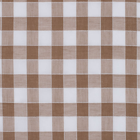Checkered pattern with brown and white squares