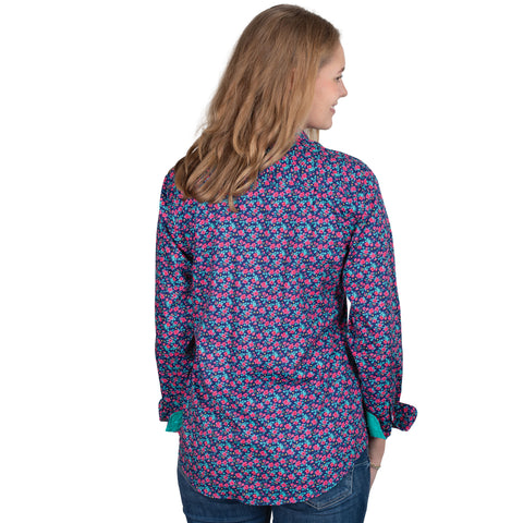 Women's Abbey Full Button Print Workshirt