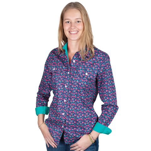 Women's Abbey Full Button Print Workshirt