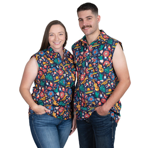 Women's - Lilly - 1/2 Button - Sleeveless