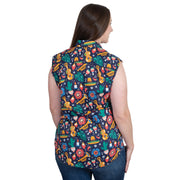 Women's - Lilly - 1/2 Button - Sleeveless