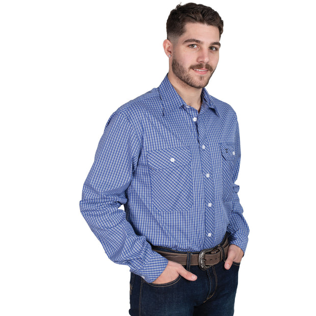 Men's Austin Full Button Check Workshirt