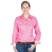 Women's Jahna Trim Half Button Workshirt