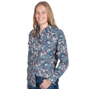 Women's Abbey Full Button Print Workshirt