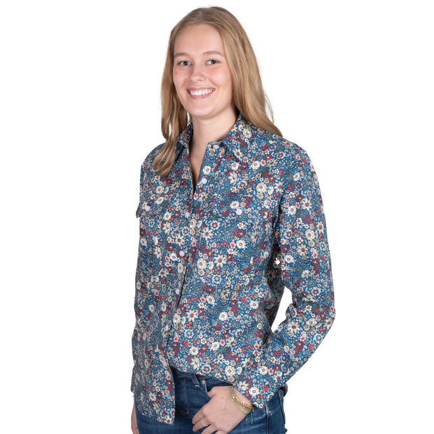 Women's Abbey Full Button Print Workshirt
