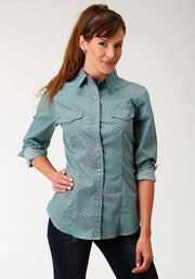 Roper Women's - Amarillio Collection Shirt Green 03-050-0225-0476