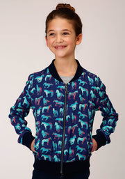 Girl's - Five Star Collection Bomber Jacket