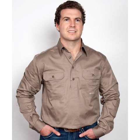 Just Country Workshirt Men's Cameron  Brown 10101BWN