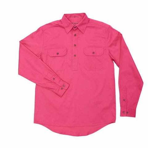 Just Country Workshirt Men's Cameron Hot Pink