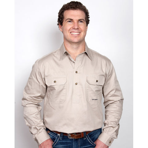 Just Country Workshirt Men's Cameron Stone 10101STN