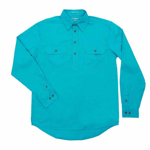 Just Country Workshirt Men's Cameron Turquoise