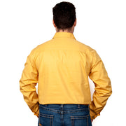 Just Country Men's - Evan - Full Button Mustard 20202MUS back