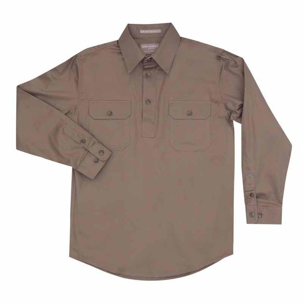 Just Country Workshirt Boy's Lachlan Brown