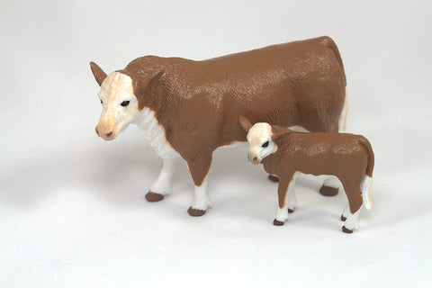 Big Country Toys Hereford Cow & Calf 403