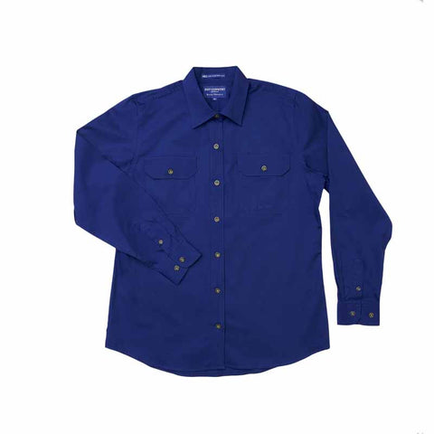 Just Country Workshirt Women's Brooke Cobalt