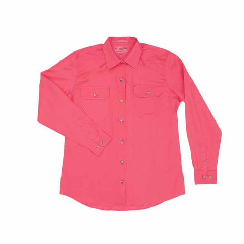 Just Country Workshirt Women's Brooke Hot Pink