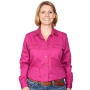 Just Country Workshirt Women's Brooke Magenta front