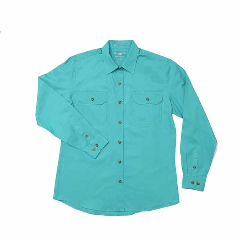 Just Country Workshirt Women's Brooke Turquoise