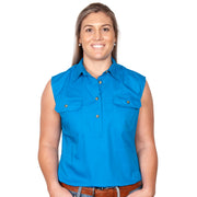 Just Country Workshirt Women's Kerry Blue Jewel front