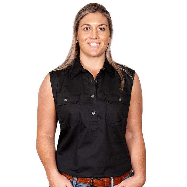 Just Country Workshirt Women's Kerry Black front