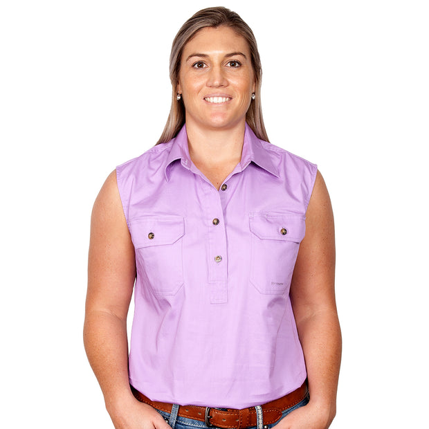 Just Country Workshirt Women's Kerry Orchid front
