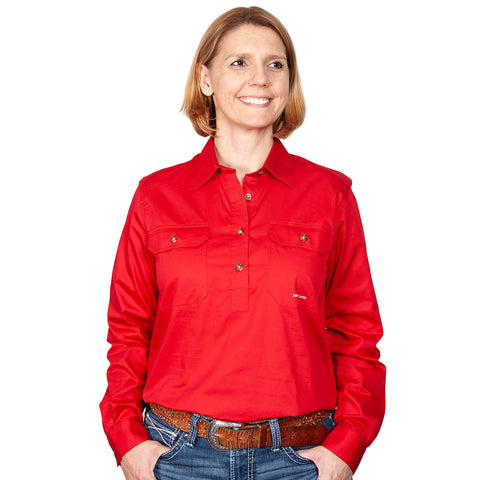 Just Country Workshirt Women's Jahna Chilli front