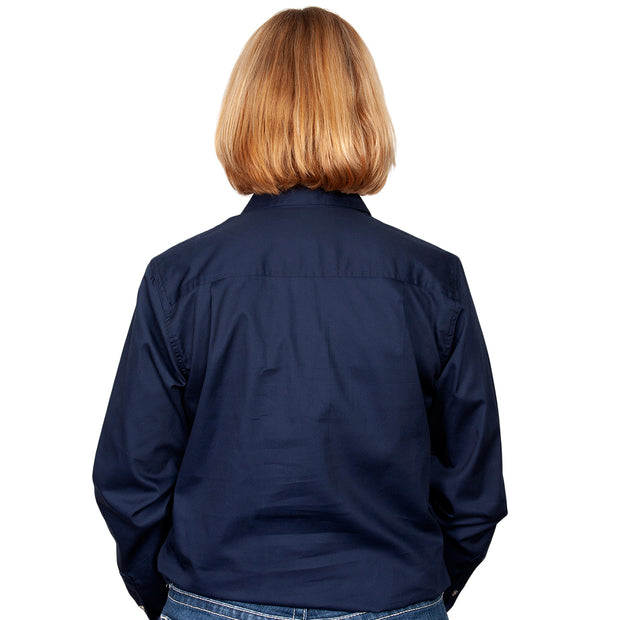 Just Country Workshirt Women's Jahna Navy back