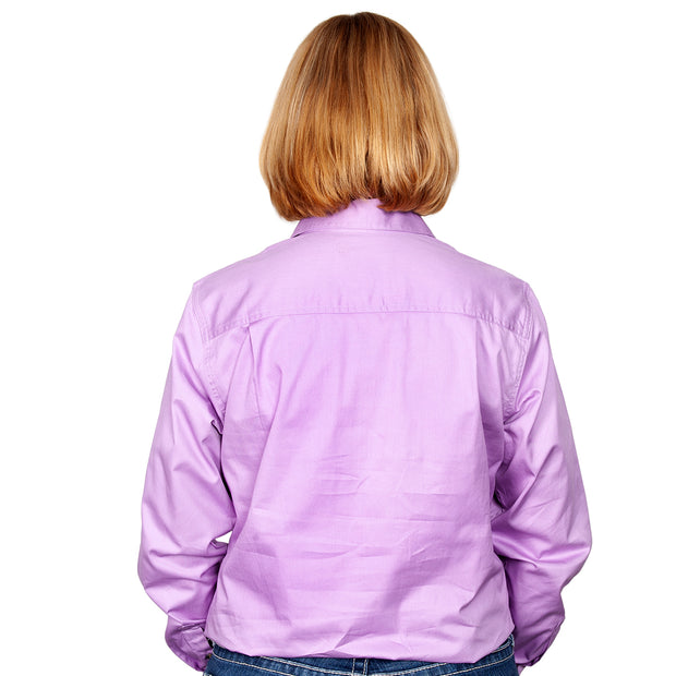 Just Country Workshirt Women's Jahna Orchid back