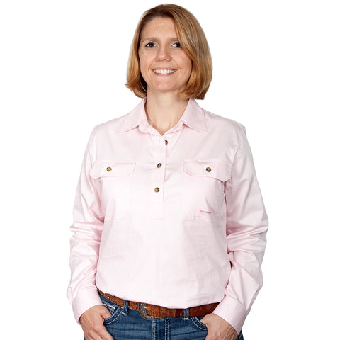 Just Country Workshirt Women's Jahna Pink FRONT